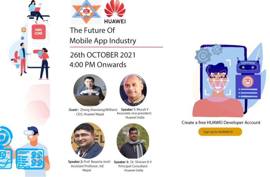 Huawei Webinar The futrue of mobile app industry to IoE students