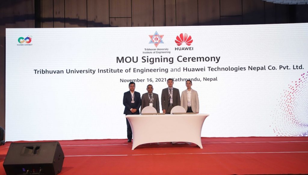 MoU Huawei IoE Huawei Connect 2021 Nepal