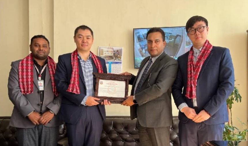 Huawei Nepal Certificate of appreciation Tax Compliance category