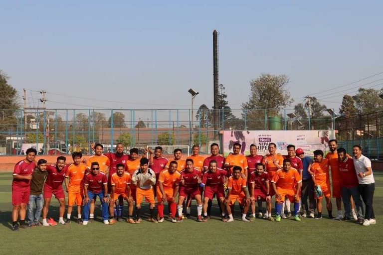 Ncell NSL friendly football match