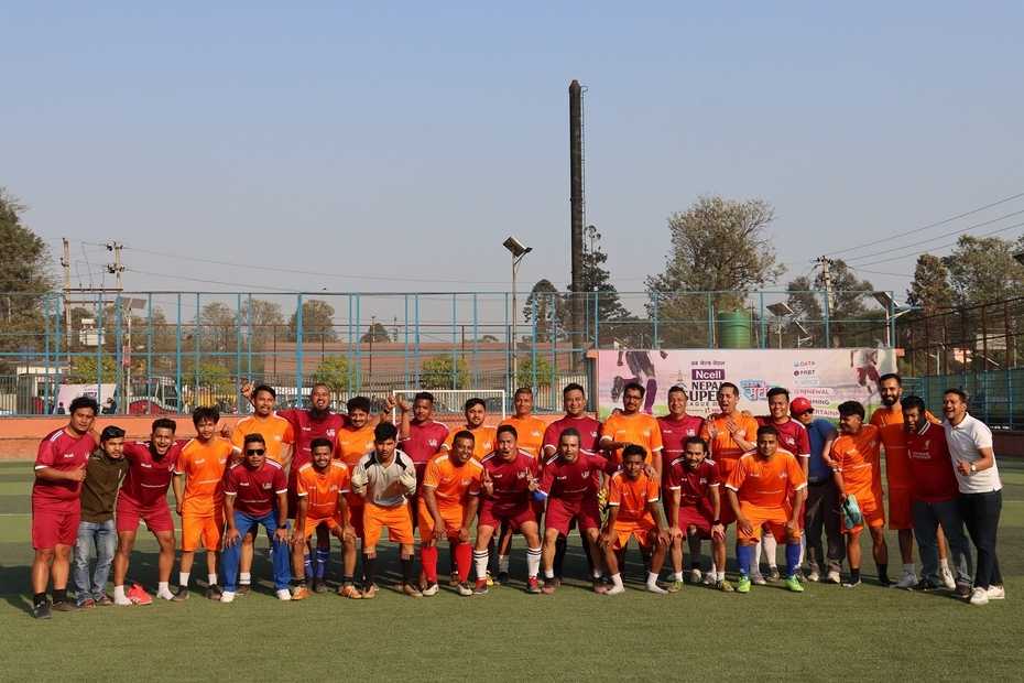 Ncell NSL friendly football match