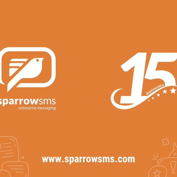 Sparrow SMS 15th anniversary