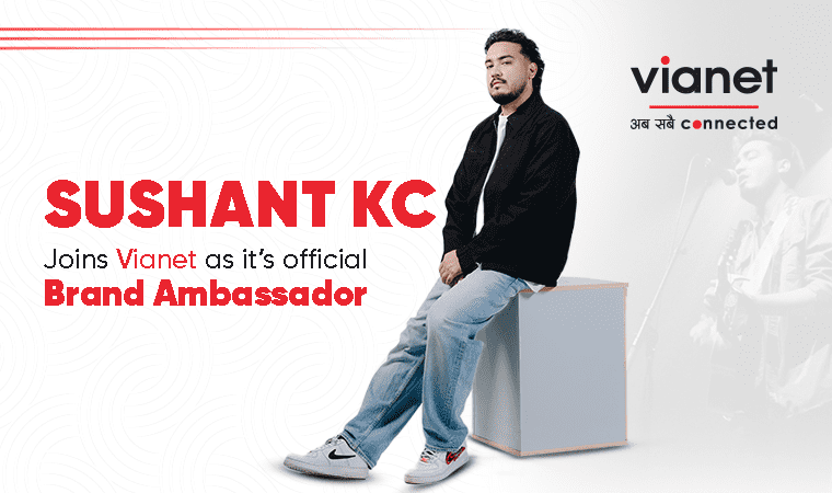 Sushant KC Vianet brand ambassador