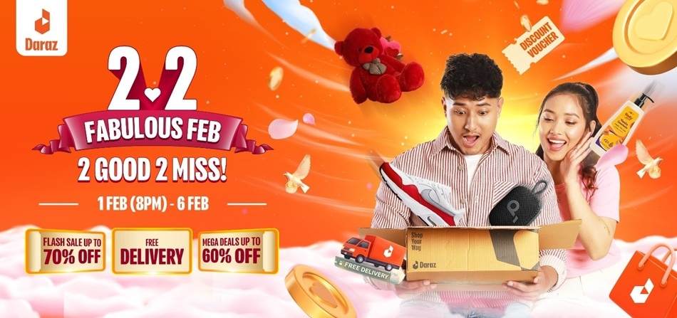 Daraz 2.2 2026 February sale
