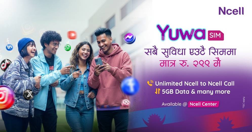 Ncell Yuwa SIM for Gen Z